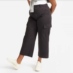 Everlane black cargo utility pocket pants small 2